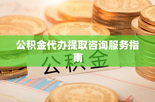 嘉禾公积金代办提取咨询服务指南